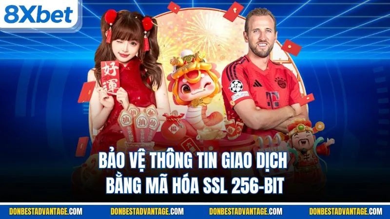 Bảo vệ thông tin giao dịch bằng mã hóa SSL 256-bit